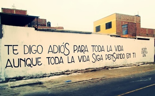 Que te diga Adiós no significa que deje de amarte y pensarte, significa que si tu felicidad es a lado de alguien mas yo lo debo de aceptar…  ~V. Er