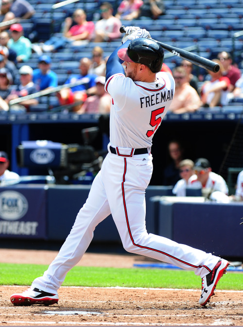 Freddie Freeman’s 73 extra-base hits are tied for the National League lead. #ChopOn 