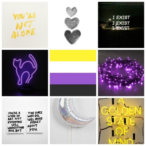 friendly-neighborhood-acethetics:Positive Non Binary Moodboard