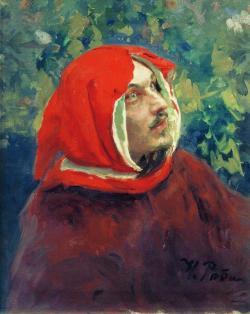 Portrait of Dante, Ilya Repin