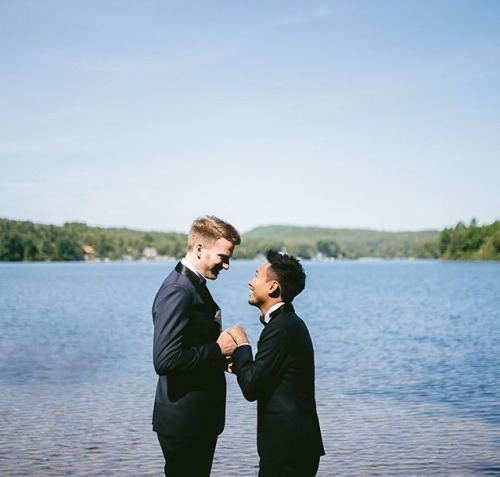 asianboysloveparadise:    International Gay Wedding: Lok Man & Guillaume Watch it here: https://youtu.be/bhljPp0CRCELok Man and Guillaume, the international couple living in Hongkong have been together for many years. They held their grand wedding