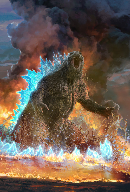 GODZILLA! This illustration was done way early into production of the MonsterVerse’s Godzilla Vs. Ko