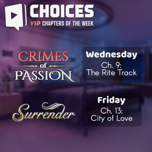 Here&rsquo;s your Monday list of this week&rsquo;s exciting new Wide Release and VIP chapters! Can y