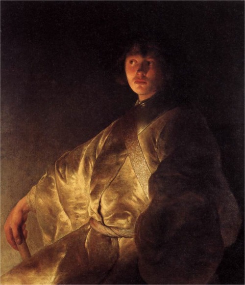 Young Man in a Yellow Robe.1630-31. Oil on Canvas. 112 x 99 cm. National Gallery of Scotland, E