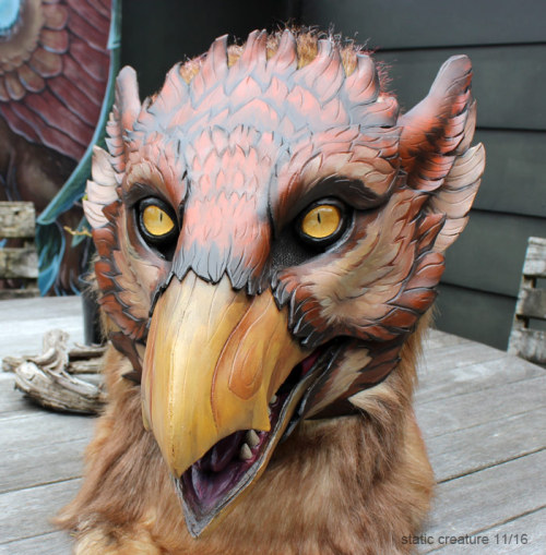 staticcreature:Bird mask I just finished. adult photos