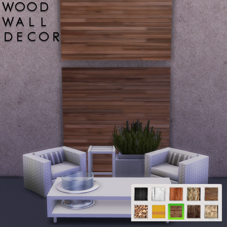 WOOD WALL DECOR is available now for download. In 10 diferents images for decor you walls, with custon tumbnails and for 200 §.
DOWNLOAD PAGE Thank u for download and I hope u enjoy!