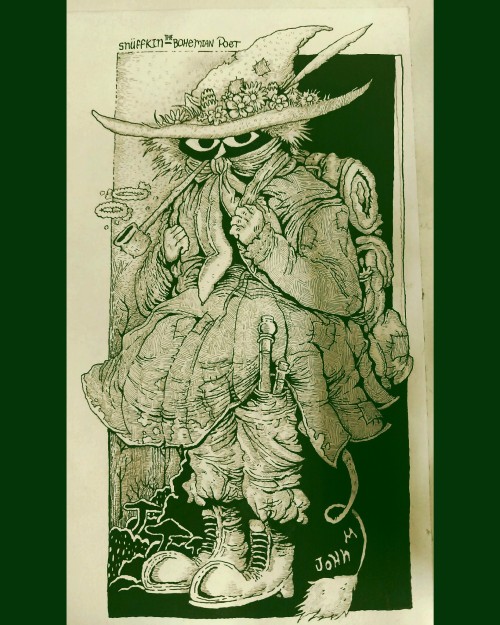 An Alternate Version Of Snufkin, I Changed His Name In The Draw, Just To Sound More Like Some Kind Of
