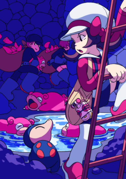 lazypunch:my contribution to @pkmnjourneyzine! soulsilver was one of my favorite titles. my cyndaqui