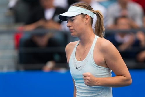 alwayswithsharapova: Maria Sharapova defeated Mihaela Buzarnescu 6-3 6-0 and advanced to second roun