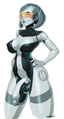 futalustx:  ~ Cyborg/Android Futanari