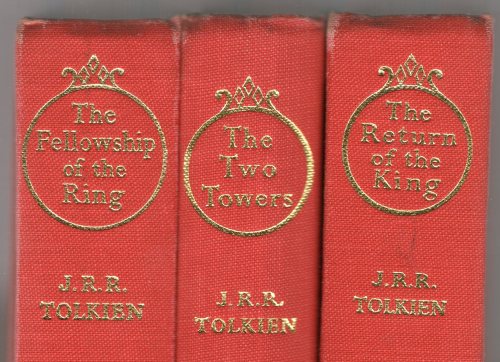 nice clean unfaded spines of the original publisher&rsquo;s cloth binding The Lord of the Rings Tril