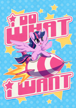 heyspacekid:  I Do What I Want - Poster Edition Purple Smarts ain’t taking junk from anyone! Revamped to become a badass poster from this drawing. 