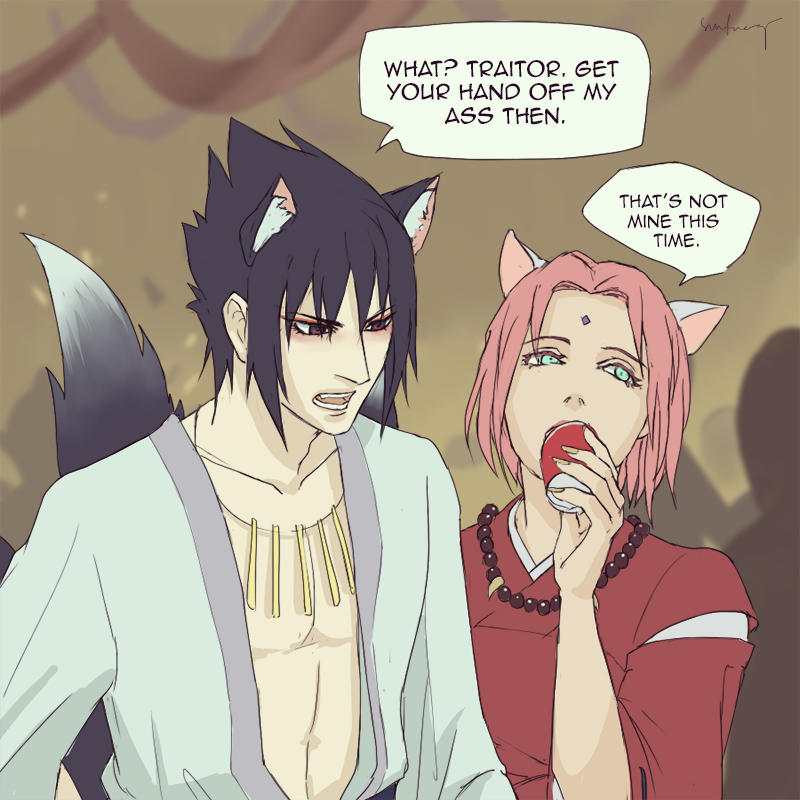 surfacage:  in which itachi and shisui actually arrive at the halloween party, and