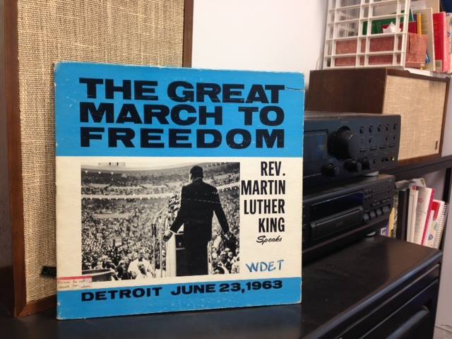 chickswithrecords:  Dr. Martin Luther King’s Detroit version of his “I Have A