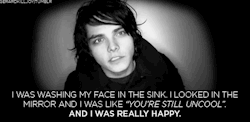 my-chemical-austin:  I don’t wanna be cool.