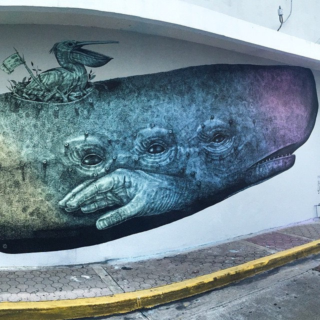 instagram:  Creating Murals of Imagined Creatures the Whole World Can See with @alexis_diaz