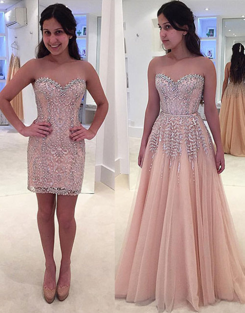 promdress-lovedress: champagne long prom dressshop here