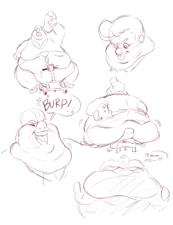 fattylovergirl:  Quick sketchdump of the