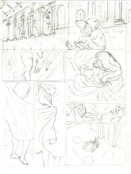 A few more disparate pages from my unfinished comic “Margo in Bed,” from 2010 - 2011