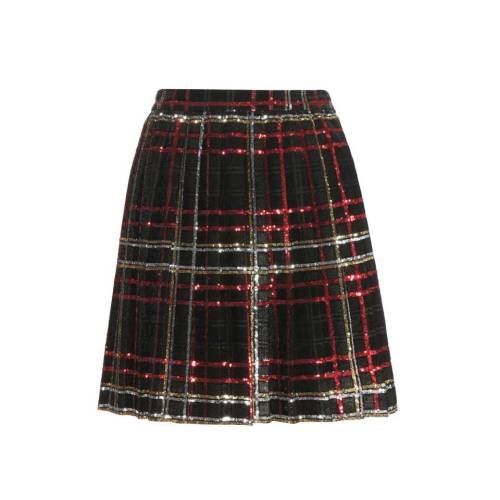 hipster-miniskirts:Sequin pleated skirt