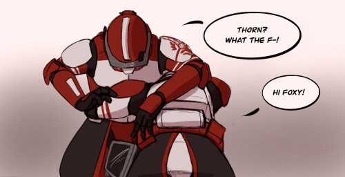 amikoroyaiart: Thorn has very strong arms