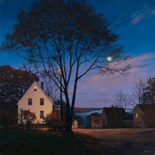 urgetocreate:Linden Frederick, Attic, 2010, oil on linen, 40 x 40 in.