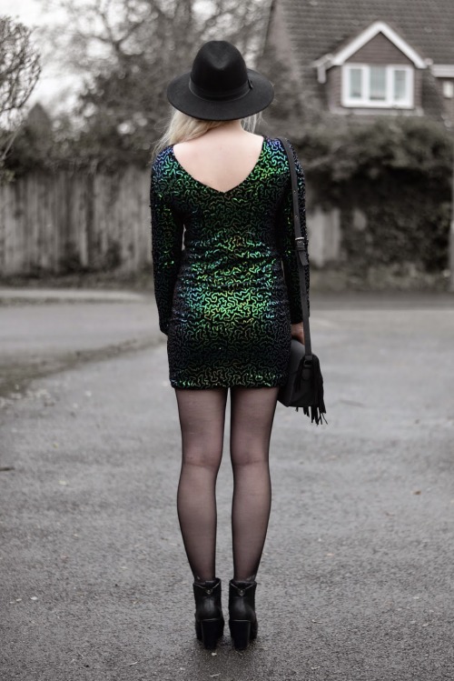 SEQUIN DRESS (by Sammi Jackson) Fashionmylegs- Daily fashion from around the web Submit Look Note: T