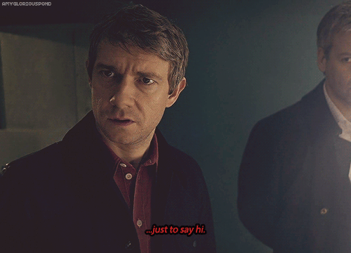 ∞ Scenes of Sherlock I-I’m not crying. I’m typing, and this stupid bitch is r