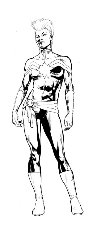 Captain Marvel by Phil Jimenez