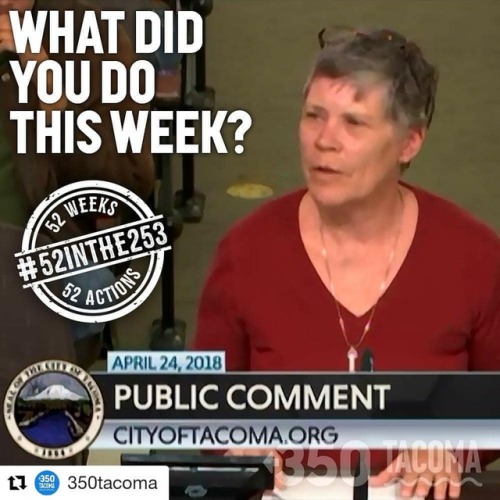 #Repost @350tacoma (@get_repost)・・・For this week’s #52INTHE253 action, we went to Tacoma City Hall t