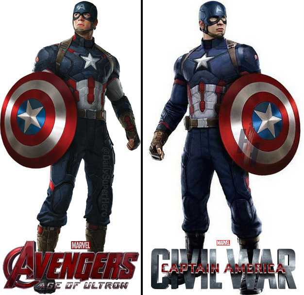 The Daily SuperHero — Comparing Captain America's 'Avengers: Age of...