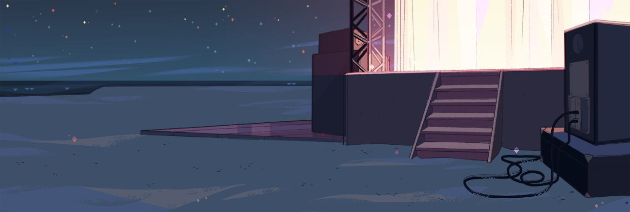 A selection of Backgrounds from the Steven Universe episode: Sadie&rsquo;s SongArt