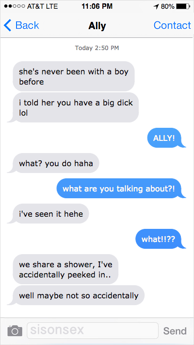 sisonsex:  Ally and Alexis Part 1
