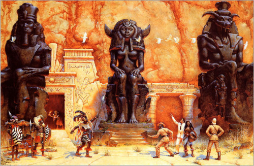 Don Maitz, King Solomon’s Mines.Don Maitz is best known for being the artist responsible for designi