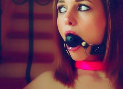 Kasey Chase Ball Gag Bondage