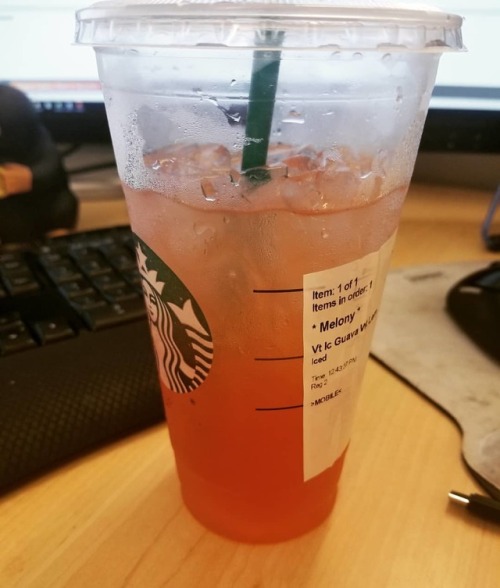 Hello. My name is Melony. I have a problem It&rsquo;s so so good y'all.. ugh #starbucks #guava #