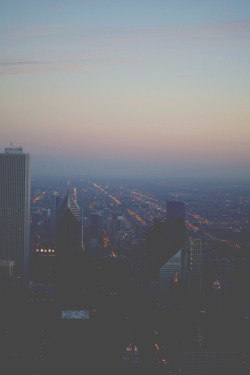 motivationsforlife:  Fading Light over Chicago