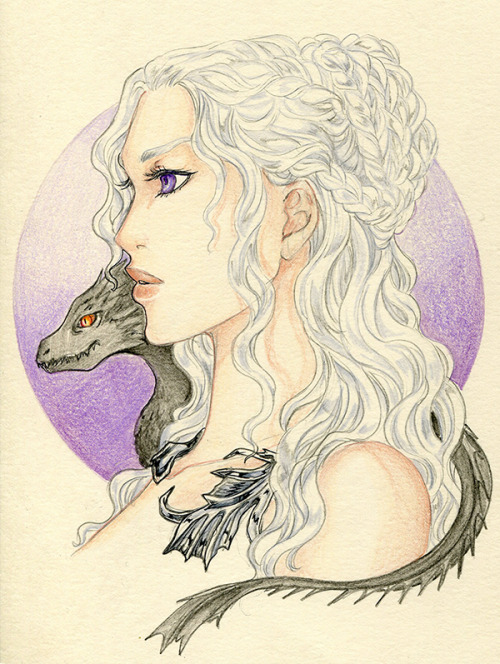 Daenerys as a dedication for my crowdfunding campaingDone on stream on Twitch www.twitch.tv/