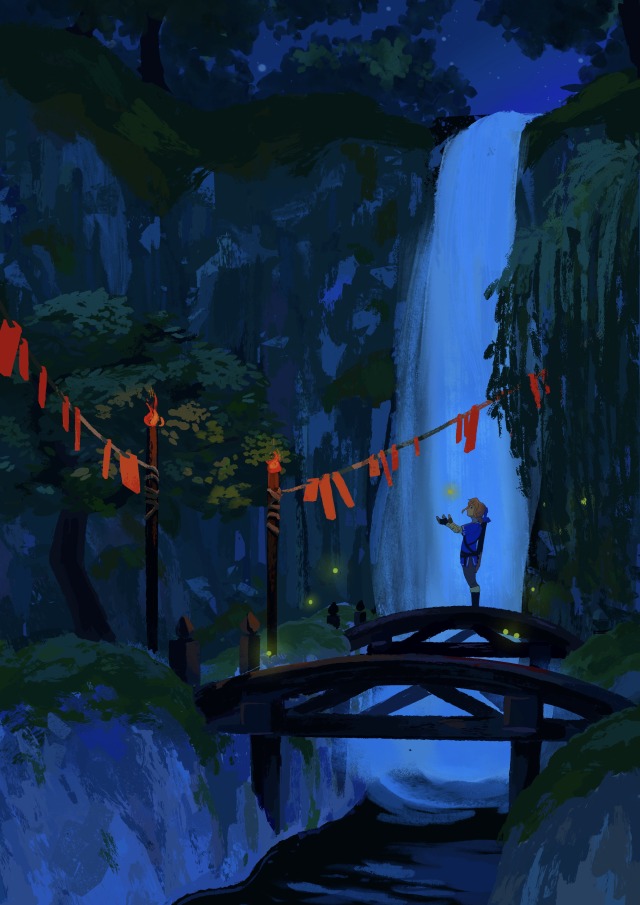 catching fireflies