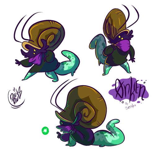 devdevdoodles:For @saerslev cuz he has this little snail boy thing that is absolutely adorable!~ Ooo