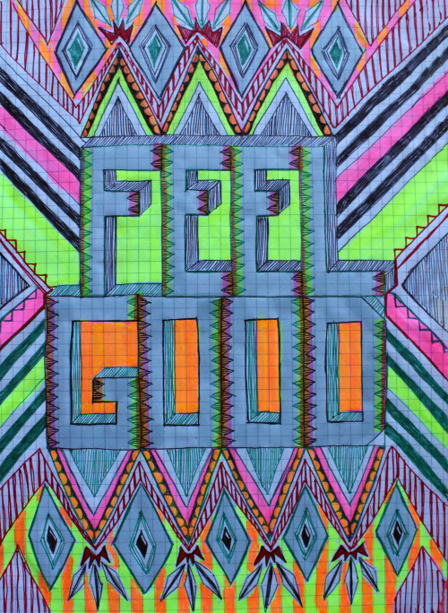 anyamielniczek:  Feel Good. summer doodles. 2012