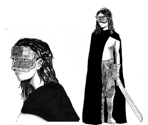 nothing but respect for MY autarchinktober sketches of severian from book of the new sun