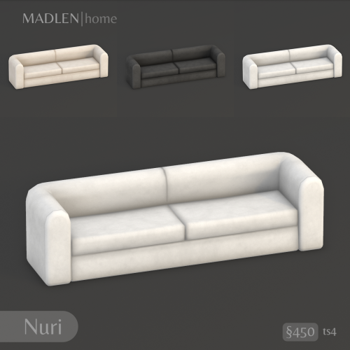  Nuri Living SetThis serene living set will bring you both comfort and exquisite visual pleasure. Th