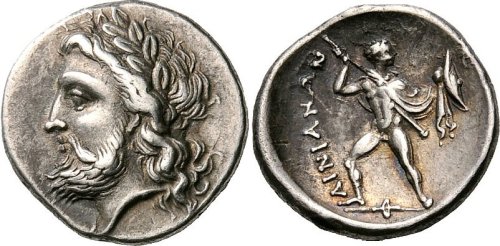 archaicwonder:Phemius, The Ithacan Poet From The Odyssey Phemius is portrayed here on the reverse 