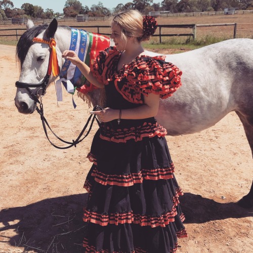 Birdy came home with reserve champion led, first place in her age class, first in fiesta, third in h