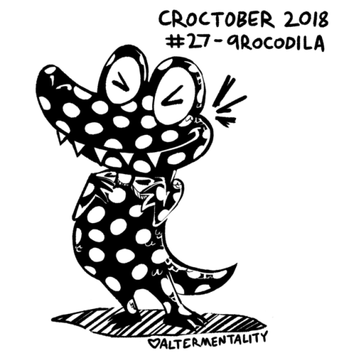 Here’s the finale of Croctober! I’m proud of myself for finishing (on time&hellip; I