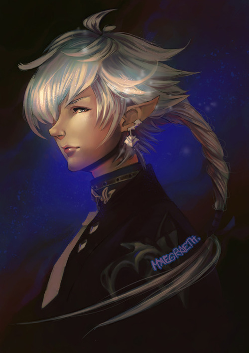 maegraeth:a ‘quick’ alfie.     alphinaud by maegraeth.          coffee jar! <3