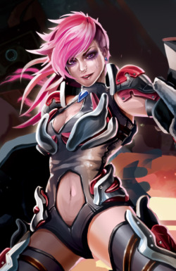 league-of-legends-sexy-girls:  Vi 