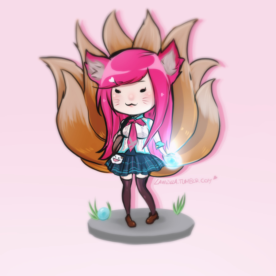 Academy Ahri chibi// -/v/-