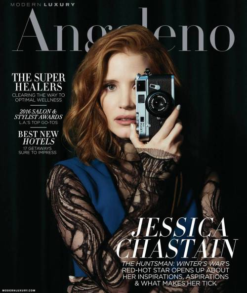 Jessica Chastain by Brian Bowen Smith for Angeleno magazine, May 2016